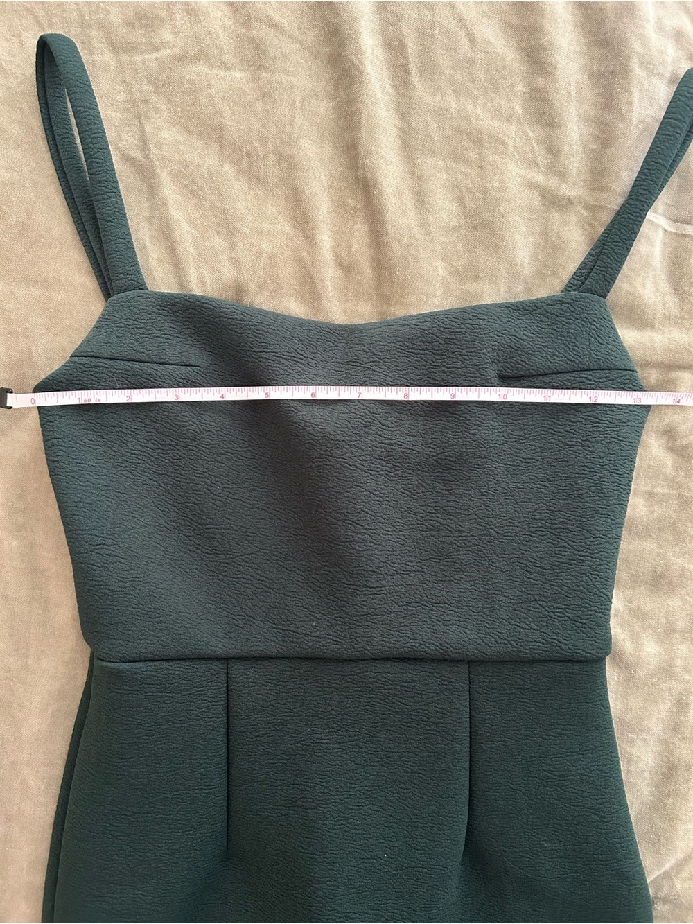 Lulu’s Dark Green Sheath Dress with Straps - Picture 5 of 7